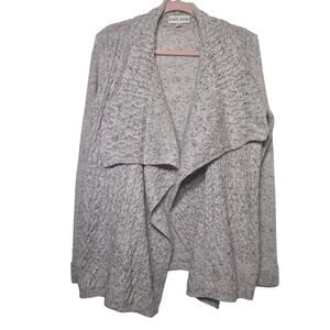 Knox Rose Open-front Waterfall Cardigan Sweater Size XL